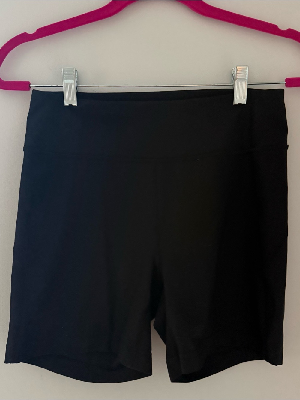 Outdoor Voices Black Mid-Rise Bike Shorts